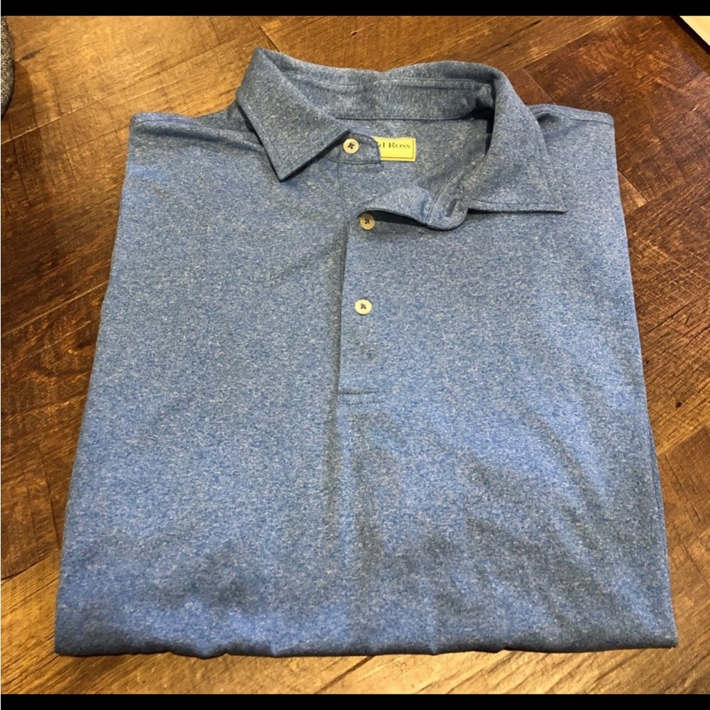 Ross Sportswear Blue Polo Shirt 👌 Men’s Medium – Casual & Comfy!
